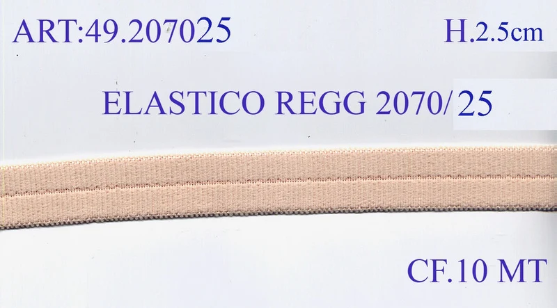 Elastico reggis 2070/25 cf10mt