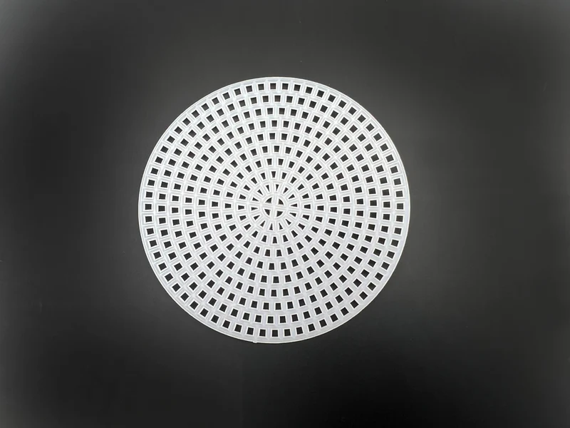 Rete plastica tondo | Ø 7,5 cm foro 2,5 mm | confezione 10 pezzi