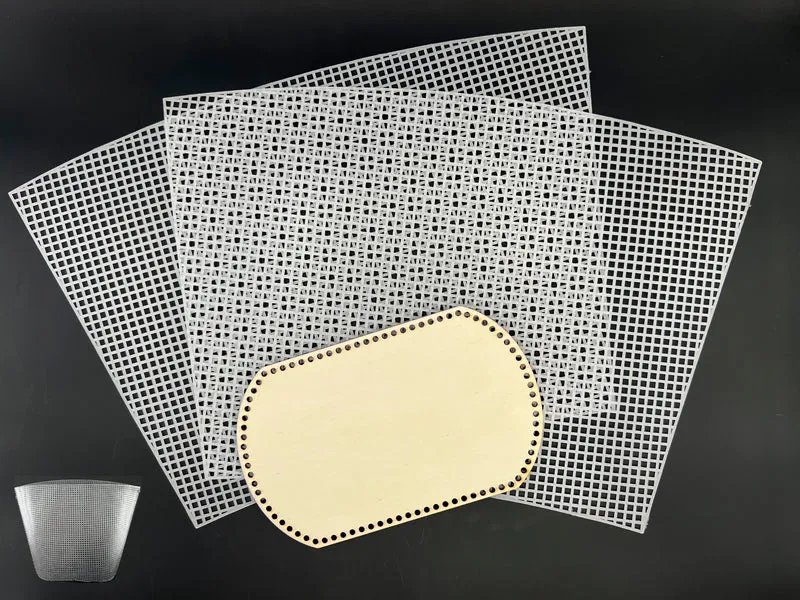 Kit borsa rete uncinetto mod. cono | 27x40 cm | tre sfere
