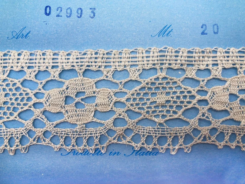 Pizzo 02993 panna cm 4 cf.20mt.