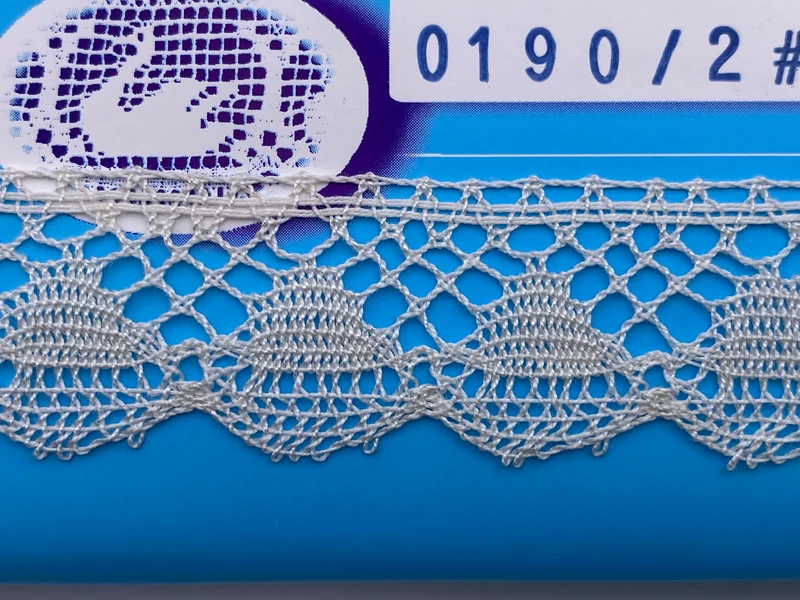 Pizzo 0190 panna cm. 2,5 cf.20mt.