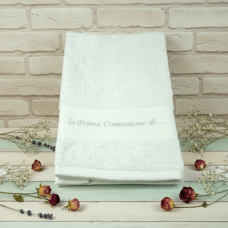 Spugna e tela aida salviette ospite asciugamani da ricamo 33 x 55 cm