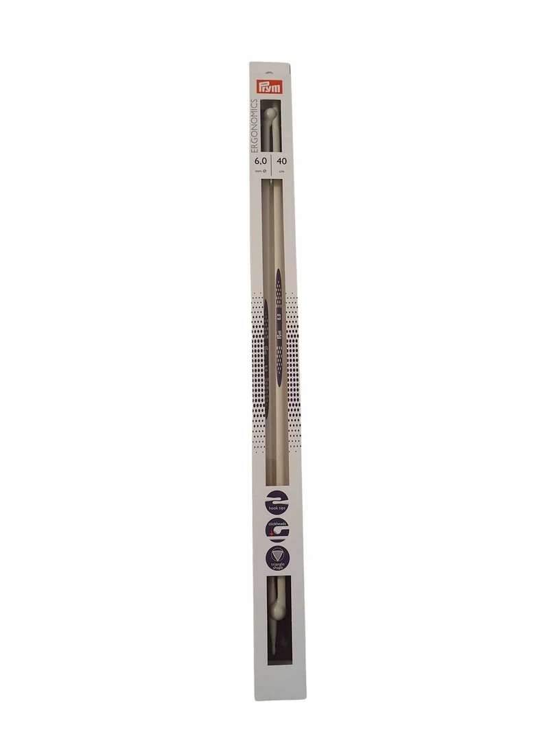 Ferri Ergonomici Prym per Maglieria Pomoli Sintetici Alte Prestazioni
