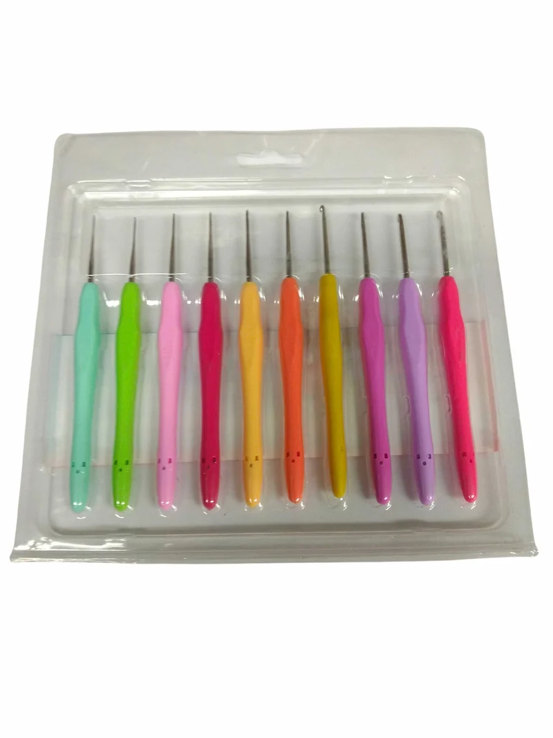 Set Uncinetti Ergonomici Metallo Manico Gomma misti da 0,5mm a 2,7mm