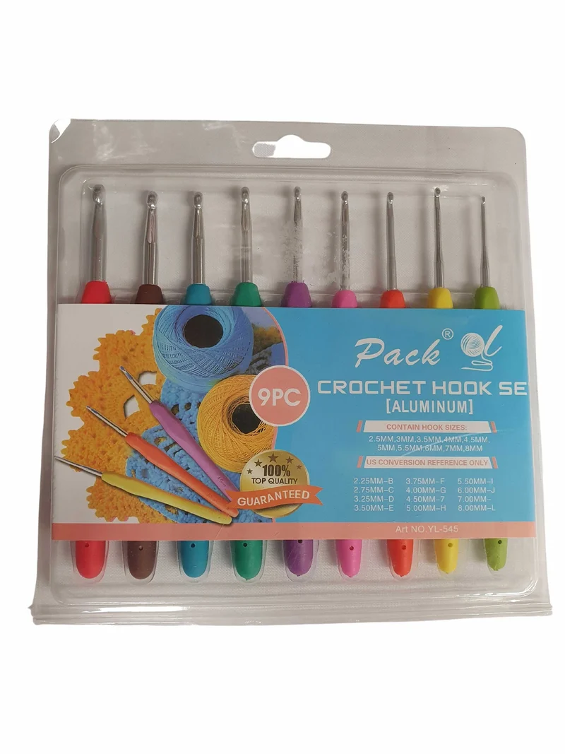 Set Uncinetti Manici Ergonomici Misti da 2mm a 6mm Alluminio