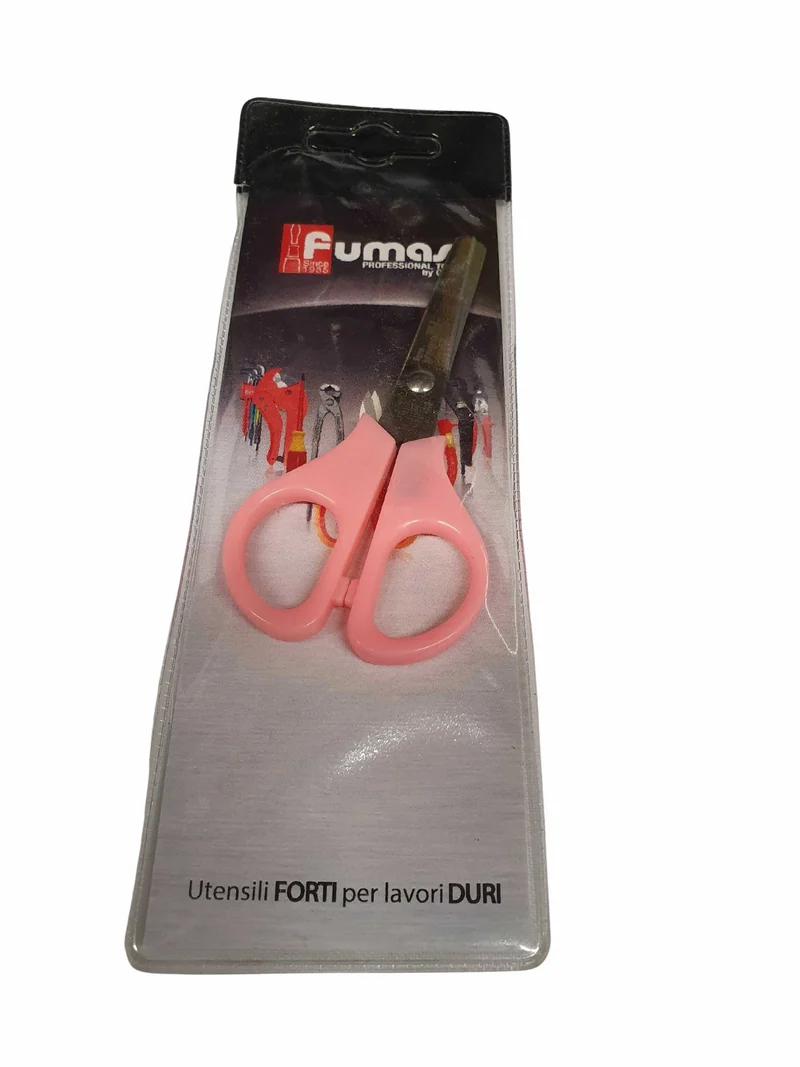 Forbici Fumasi da scuola punta tonda lunghezza 125 mm - 5" lame in acciaio inox