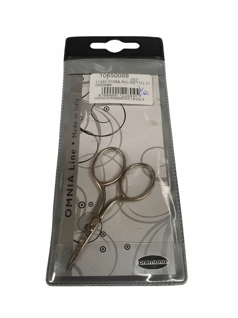 Forbici ricamo Omnia Line Premana lunghezza 7 cm lama 3 cm