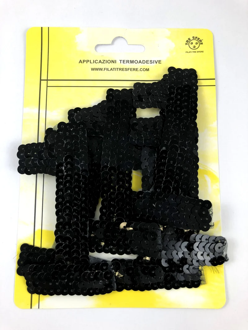 Applicazioni termoadesive pailettes