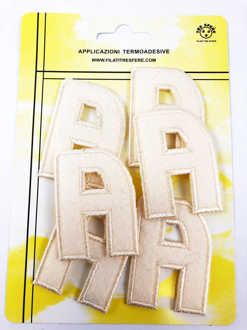Applicazioni termoadesive lettera h5