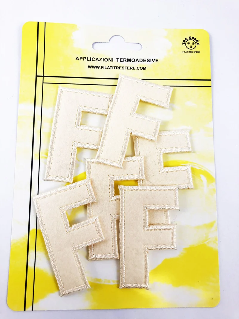 Applicazioni termoadesive lettera h5