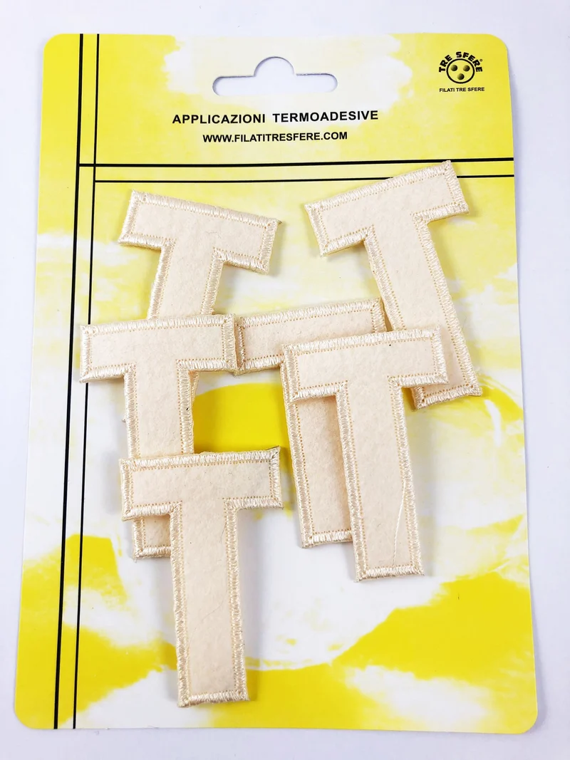 Applicazioni termoadesive lettera h5