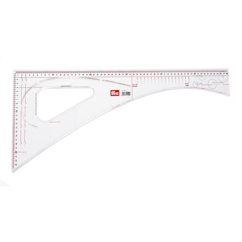 Regolo/squadra per sarti Prym supporto giro manica scollatura cavallo vita