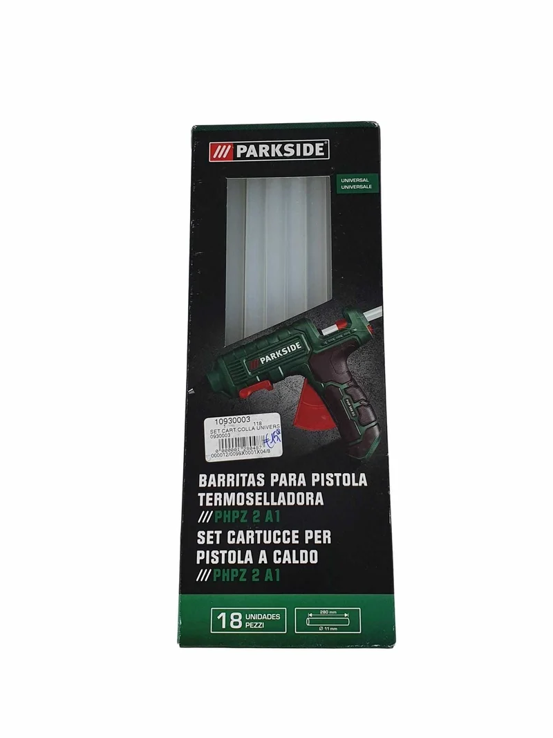 Set ricambio cartucce per pistola a caldo universale 18 unità diametro 11 mm/28