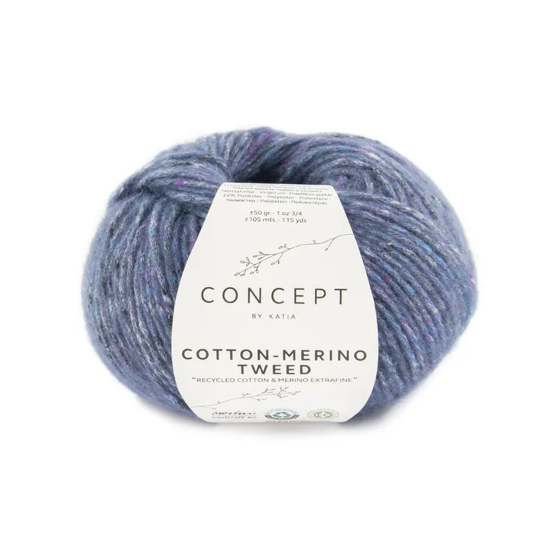 Katia Concept Cotton Merino Tweed
