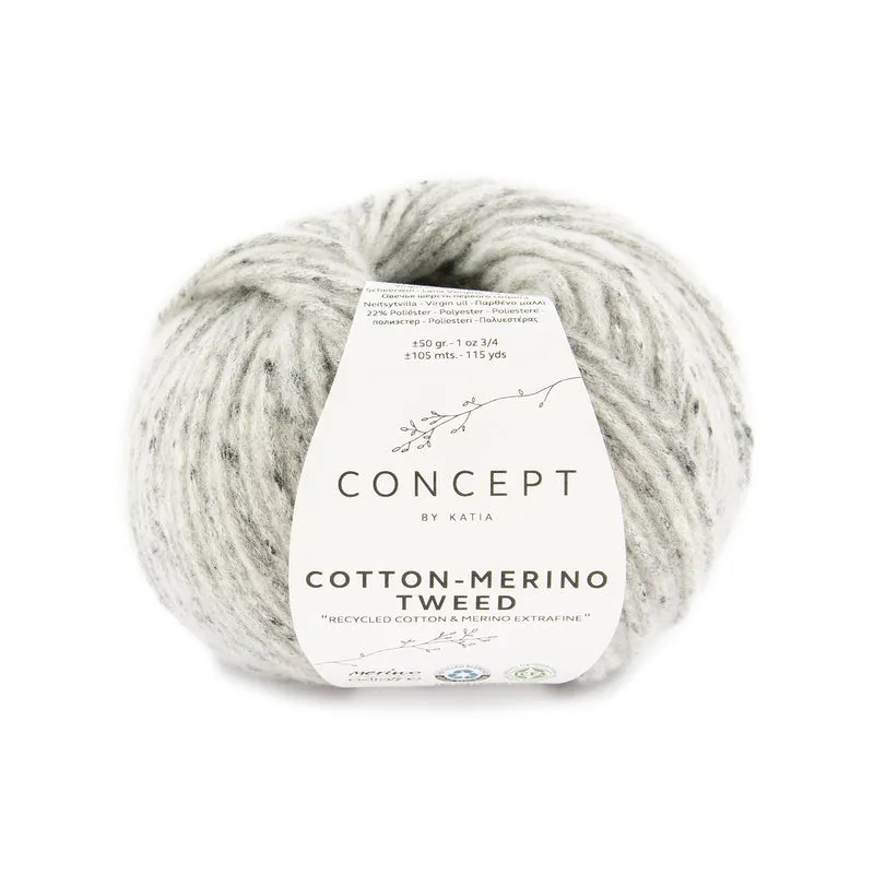Katia Concept Cotton Merino Tweed