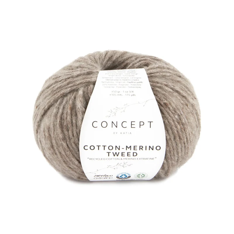 Katia Concept Cotton Merino Tweed
