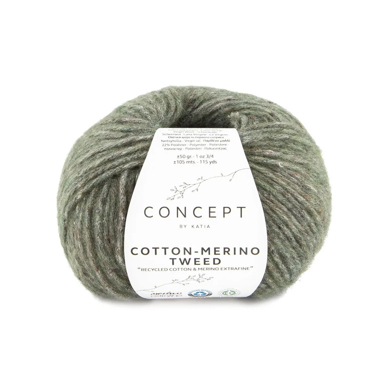 Katia Concept Cotton Merino Tweed