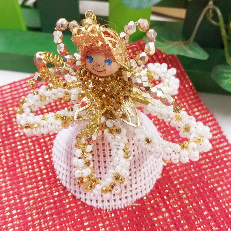 Schemi perline Natale Presepe kit fai da te oggetti perle decorazioni