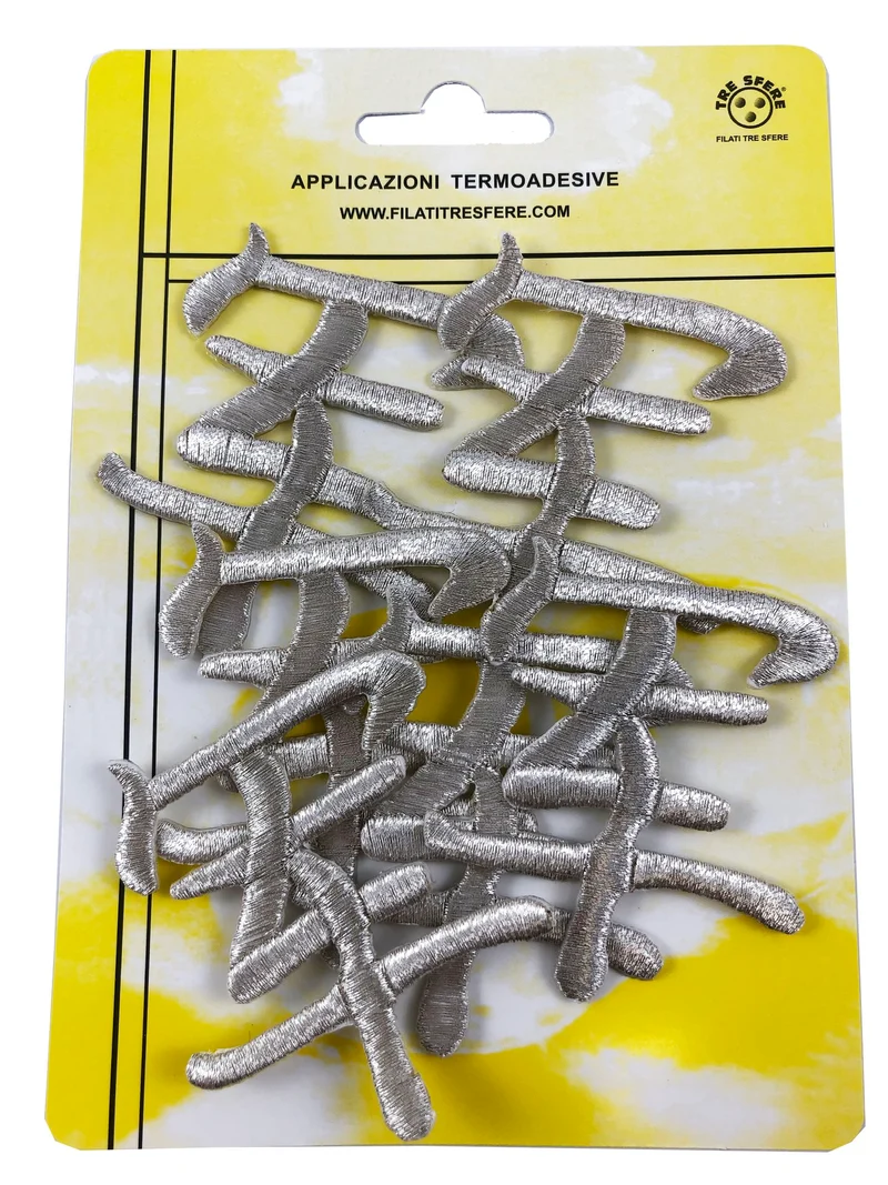 Applicazioni termoadesive lettere orientali