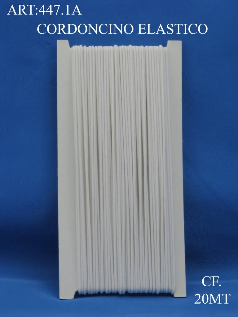 Cordoncino elastico 1mm cf.20mt.