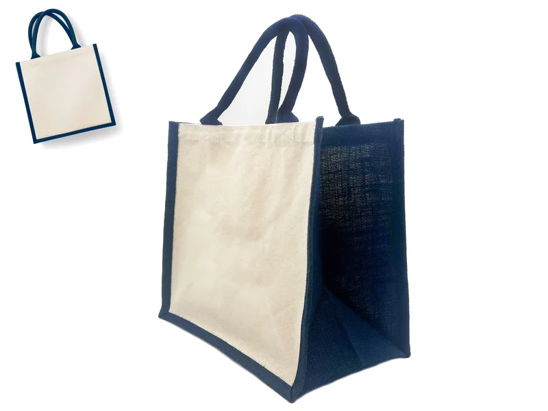 Borsa juta criss colorata | 30x30x19 | shopper riutilizzabile