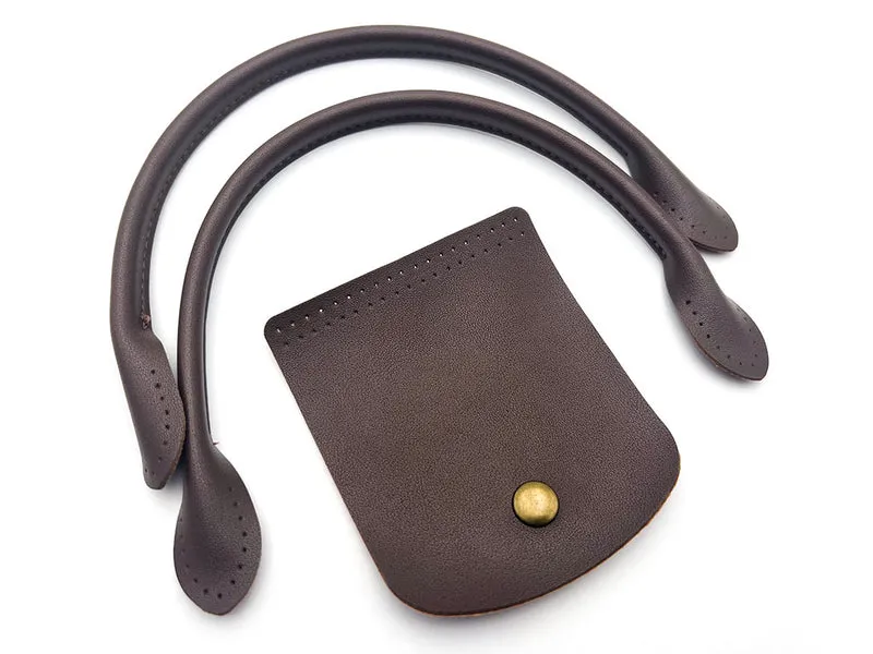 Kit borsa uncinetto similpelle mod. petit | tre sfere