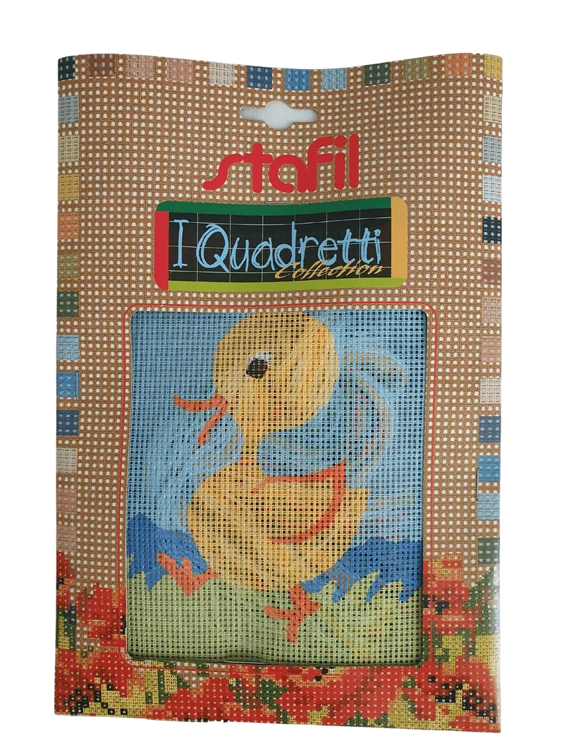 Stafil il kit Ricamo Mezzo Punto Consente di Realizzare un Quadro da Ricamare anche a Punto Croce, Stampa, Ago, Filati in Cotone Lanato e Istruzioni