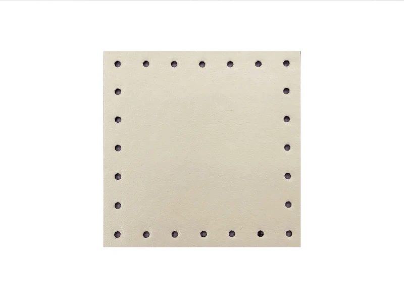 Mattonelle in vera pelle per borse | 7x7 cm | cf 5 pz
