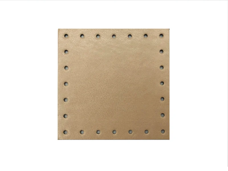 Mattonelle in vera pelle per borse | 7x7 cm | cf 5 pz