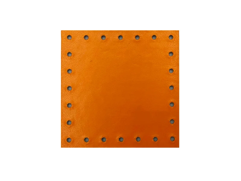 Mattonelle in vera pelle per borse | 7x7 cm | cf 5 pz