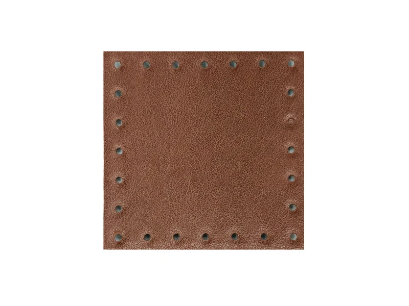 Mattonelle in vera pelle per borse | 7x7 cm | cf 5 pz