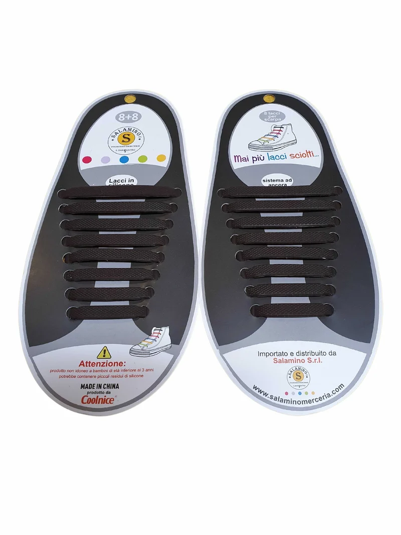 Lacci per Scarpe in Silicone Stringhe da Non Allacciare 13 Colori