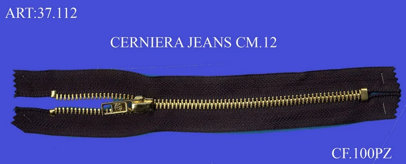 Cerniera jeans 12 cf.10pz