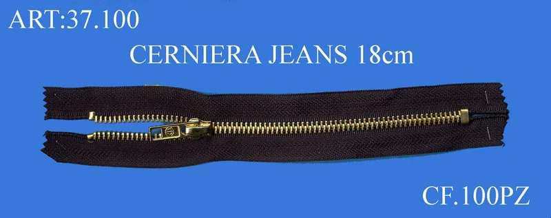 Cerniera jeans 18 cf.10pz