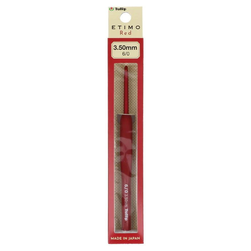 Crochet TULIP ETIMO RED SOFTGRIP 2.50MM