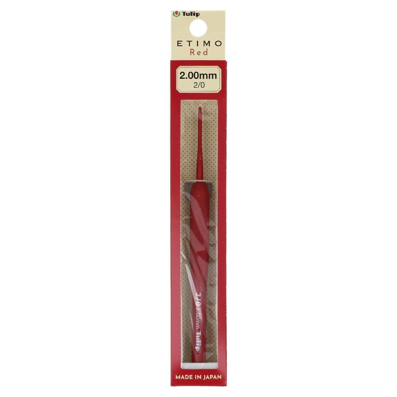 Crochet TULIP ETIMO RED SOFTGRIP 2.50MM