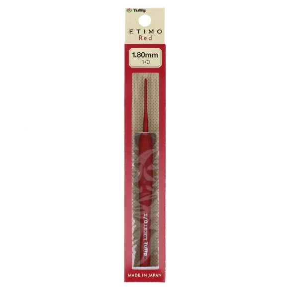 Crochet TULIP ETIMO RED SOFTGRIP 2.50MM