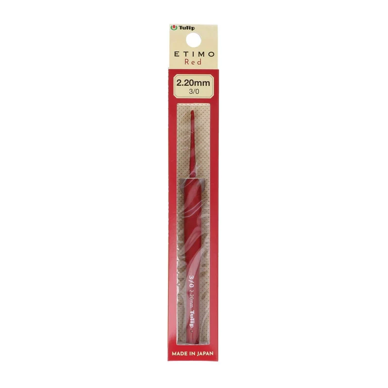 Crochet TULIP ETIMO RED SOFTGRIP 2.50MM