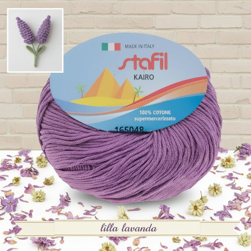Filo Cotone Grosso Stafil filato per Uncinetto e Maglia 3/4 | 50g 127m