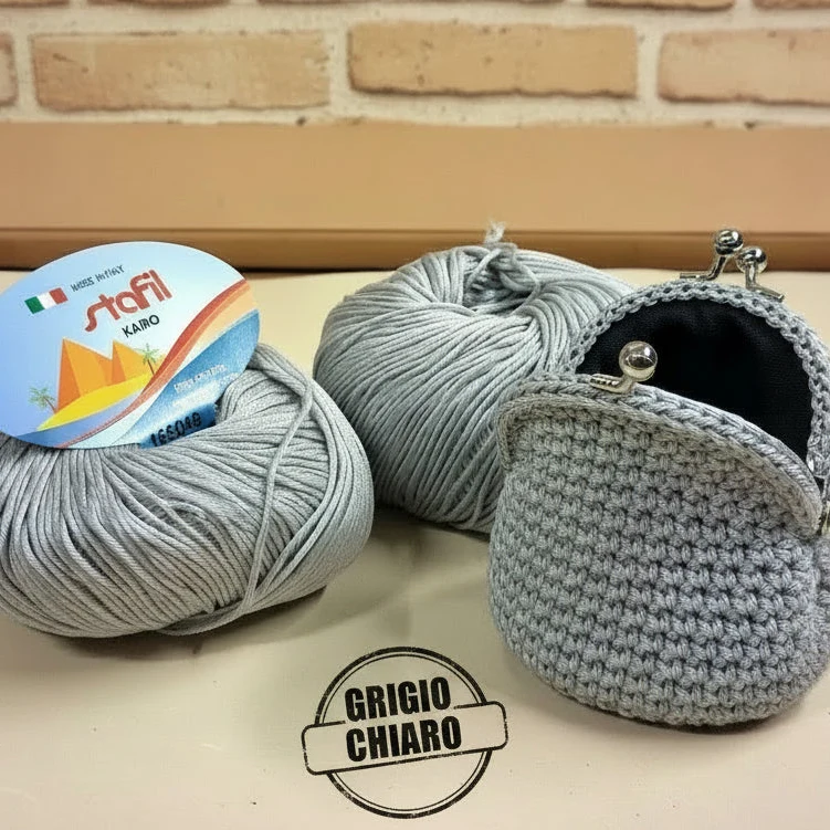 Filo Cotone Grosso Stafil filato per Uncinetto e Maglia 3/4 | 50g 127m