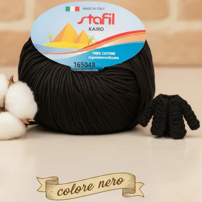 Filo Cotone Grosso Stafil filato per Uncinetto e Maglia 3/4 | 50g 127m