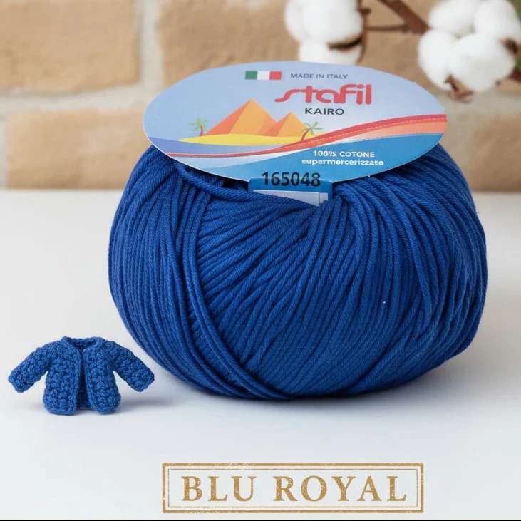 Filo Cotone Grosso Stafil filato per Uncinetto e Maglia 3/4 | 50g 127m