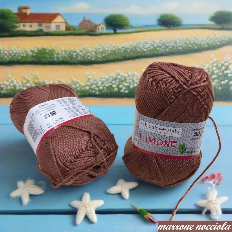 Filo Cotone Grosso Stafil filato per Uncinetto e Maglia 3/4 | 50g 127m