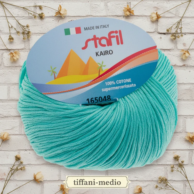 Filo Cotone Grosso Stafil filato per Uncinetto e Maglia 3/4 | 50g 127m
