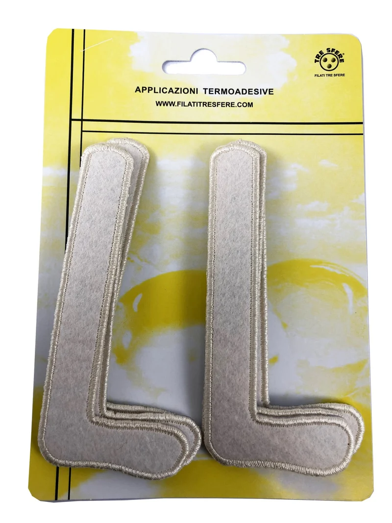 Applicazioni termoadesive lettera h10