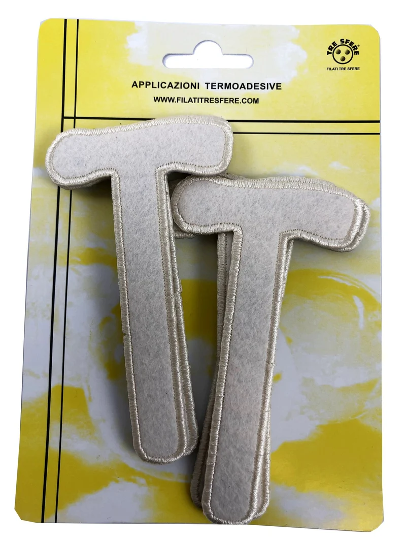 Applicazioni termoadesive lettera h10