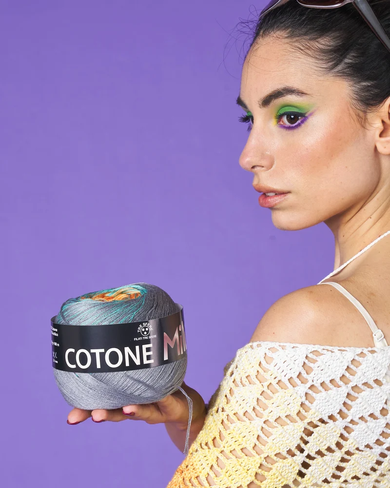 Cotone milu 55% cotone 45% acrilico cf 2 x 150 gr