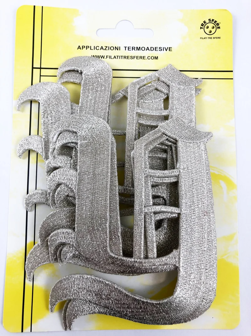 Applicazioni termoadesive old english