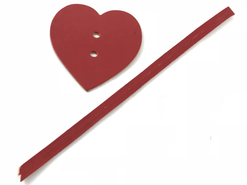 Kit borsa uncinetto mod. pendaglio cuore | tre sfere
