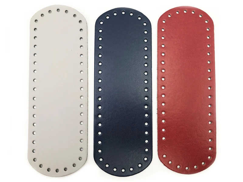 Fondi per borse similpelle all'uncinetto | 24x8 cm | cf 1 pz